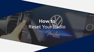 How to Reset Your Radio