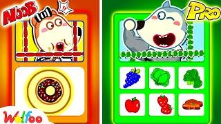 Muscle Wolfoo is Escape Food Prison! - Wolfoo Learns Healthy Food Choices   Wolfoo Kids Cartoon