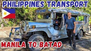 What Are PHILIPPINES Buses Like? MANILA to BANAUE RICE TERRACES