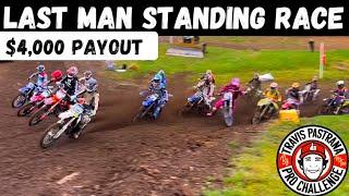 LAST PLACE IS ELIMINATED EVERY LAP!! Travis Pastrana Pro Challenge Wes Kain Last Man Standing Race