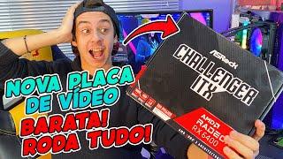 CHEGOU A NOVA PLACA DE VÍDEO BARATA DA AMD!!