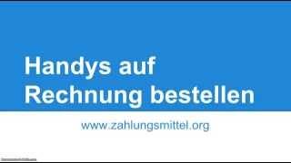 Handys online auf Rechnung bestellen - Zahlungsmittel.org