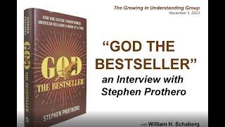 GOD THE BESTSELLER   An Interview with Stephen Prothero