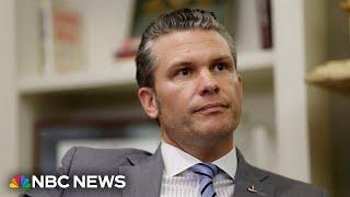 WATCH: Pete Hegseth testifies at Senate confirmation hearing for defense secretary | NBC News