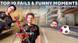 FOOTBALL TIME! - Top 10 FAILS & FUNNY MOMENTS of BLAST Fall Groups 2021