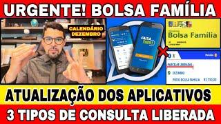 BOLSA FAMILIA: ATUALIZAÇÃO DOS APLICATIVOS CAIXA TEM E BOLSA FAMÍLIA DEZEMBRO! JÁ LIBEROU A CONSULTA