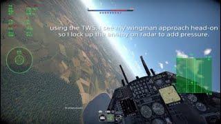 War Thunder: No weapons and following an enemy player.