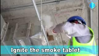 HVAC Duct leak test || Duct smoke test || Duct Leakage Checking