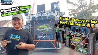 IMA vs Brewog ? | Mas bela (owner ima) Borong gantungan kuci