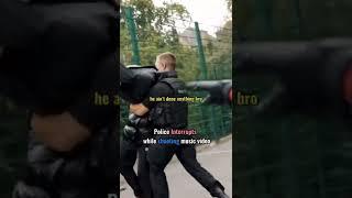 UK Driller gets arrested while filming a music video. #shorts #uk #roadman #drill #police #music