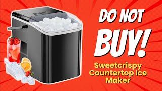 DON'T BUY Sweetcrispy Countertop Ice Maker Before Watching This! ️️