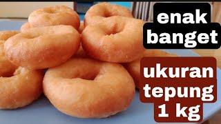 RESEP DONAT KENTANG UKURAN 1 KG TERIGU