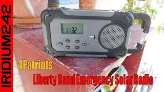 Prepper Communications   Liberty Band Emergency Solar Radio