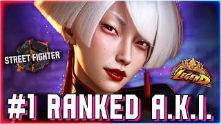 SF6 ▰ Broski (1 Ranked A.K.I.) ▰ Street Fighter 6 high level gameplay