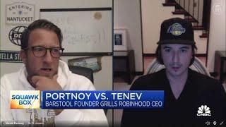 Barstool Sports' Dave Portnoy grills Robinhood CEO Vlad Tenev on GameStop saga