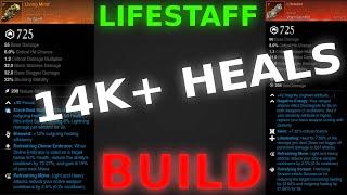 GIGANTIC HEALS | lifestaff voidgaunlet build guide (theorycraft)