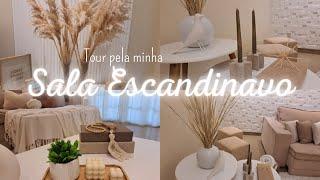 TOUR pela minha sala de estar Estilo Escandinavo | Mel Aquino