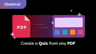 How to create a quiz from any PDF with Quizizz AI