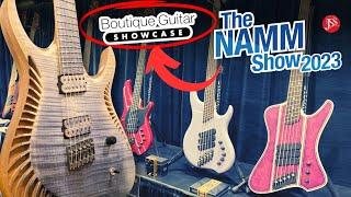 The Craziest Guitars at NAMM 2023 - Boutique Guitar Showcase | Jason Space Smith Guitar Walkthrough