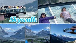 Calgary skywalk || Icefield Glacier Skywalk || Glass floor walk || #canada