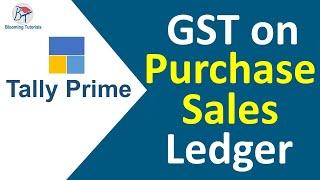 How to Create GST on Sales & Purchase Ledger in Tally Prime Tamil | purchase 5% 28% 12% Nill Exempt
