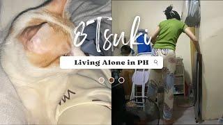 living alone in the Philippines: cleaning vlog, injured finger, adulting | silent vlog