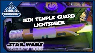 Jedi Temple Guard Legacy Collection Lightsaber Review - Star Wars Galaxy's Edge