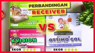 Gak Usah Bingung Pilih Receiver Parabola Rekomendasi! Perbandingan Kvision VS Gardiner Ottimo GOL