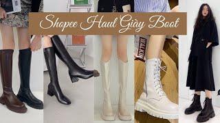 [Shopee haul] Tổng hợp những đôi boots không thể thiếu trên Shopee P2 - hnhunee