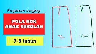 ️MEMBUAT POLA DASAR ROK ANAK SEKOLAH || RUMUS SIMPEL ,PENJELASAN MUDAH DIPAHAMI