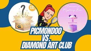 Diamond Painting Überraschungspaket XXL PicMondoo vs. Clearance Mystery Box Diamond Art Club