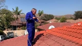 Airless Spray Technique For Tiled Roofs