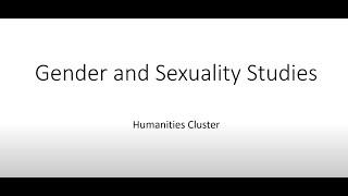 Gender and Sexuality Studies - Major Video