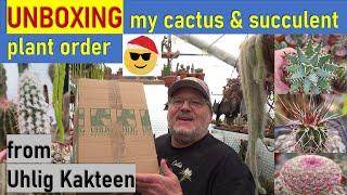 UNBOXING an AWESOME early X'mas CACTUS & SUCCULENT parcel #cacti #cactus #succulents #unboxingvideo