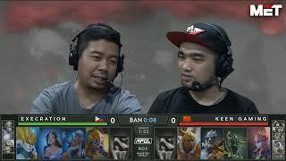 Keen Gaming vs Execration | Bo3 | MPGL Asian Championship | Round 1 | Game 1