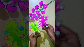 unique flower making #shorts #shortsvideo #diy #craftinggirlsonu