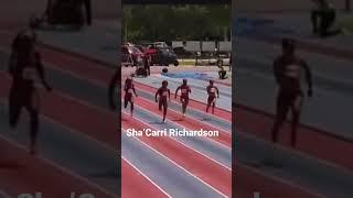 Sha’Carri Richardson Wins 100m Miramar  10.57! #shortsyoutube #shorts #shacarririchardson