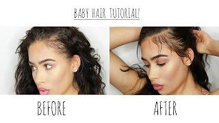 Baby Hair | Lay Your Edges | NO GEL Heatless Tutorial