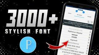 3000 fonts for pixellab 2022 | Stylish english fonts pack download | pixellab Font Download 2022