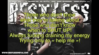 Restless - I, Hate (Lyrics Video)