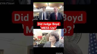Did Judge Boyd MESS UP? #judgeboyd #courtroomjustice #karens