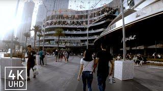 AMAZING DOWNTOWN DUBAI, BURJ KHALIFA LAKE & DUBAI FOUNTAIN FULL VIRTUAL WALKING TOUR 2020 IN 4K 