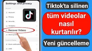 Silinen TikTok Videolarımı Nasıl Kurtarırım (2023) | Silinen Tiktok videoları nasıl kurtarılır