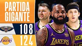 BIG 3 Doncic/Reaves/LeBron combines 92 POINTS, and LAKERS beat PELICANS - HIGHLIGHTS