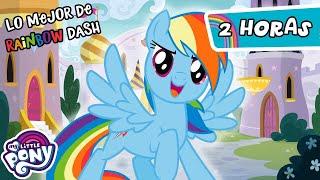 My Little Pony en español  Episodios | Los MEJORES episodios de Rainbow Dash | 2 horas