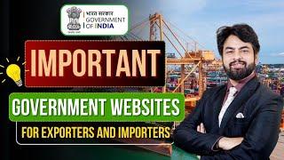 Must-Visit Govt Websites for Export/Import Business by Harsh Dhawan