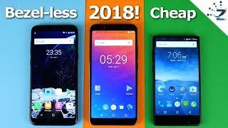 Top 5 Cheap Bezelless Smartphones in 2018 - On a Budget!