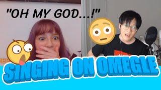 HORRIBLE SINGING PRANK ON OMEGLE! | CUTE REACTIONS