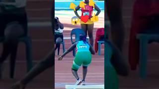 The shot put race for young women at the African Athletics Championships in Zambia 2023