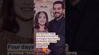 Aima Baig cheated on Shahbaz Shigri #yotubeshorts #aimabaig #shahbazshigri